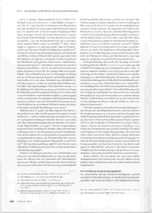Vorschauseite 5: Die Nutzung sozialer Medien durch Personalvertretungen