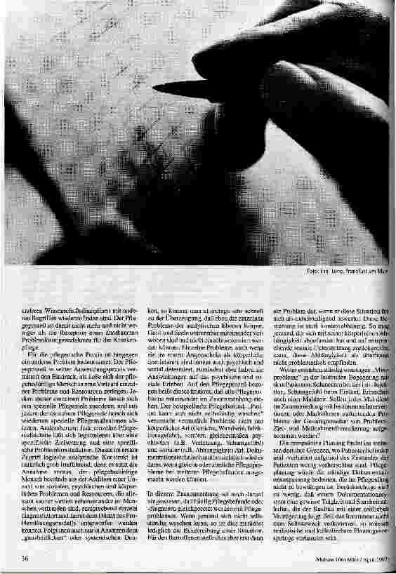 Vorschauseite 3: Ein historischer Irrtum der Pflege? Plädoyer für einen kritisch-distanzierten Umgang mit dem Pflegeprozeß