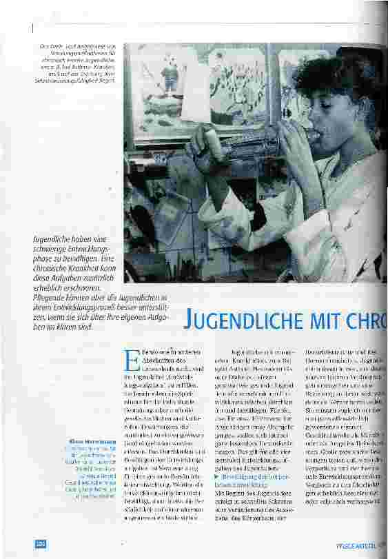 Vorschauseite 1: Jugendliche mit chronischen Krankheiten