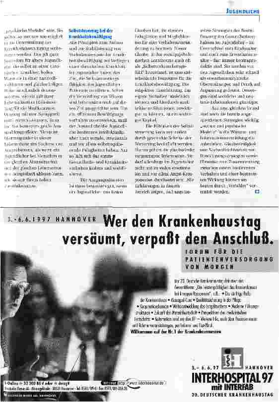 Vorschauseite 4: Jugendliche mit chronischen Krankheiten