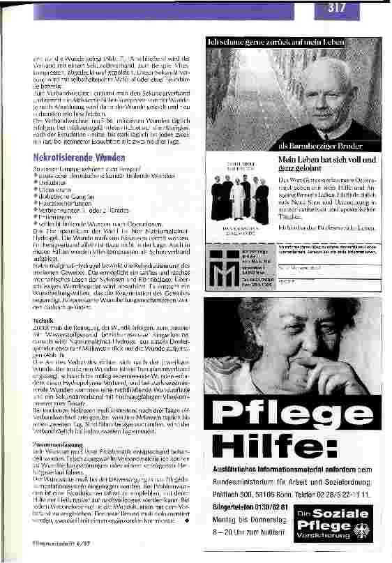 Vorschauseite 4: Für jede Wunde gibt es einen passenden Verband Moderne Methoden der Wundbehandlung/Teil 2
