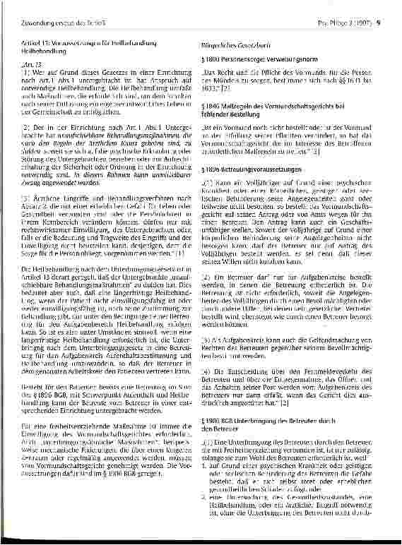 Vorschauseite 3: Zuwendung ersetzt das Schloß Eine Untersuchung über freiheitsberaubende Maßnahmen in der Akutpsychiatrie