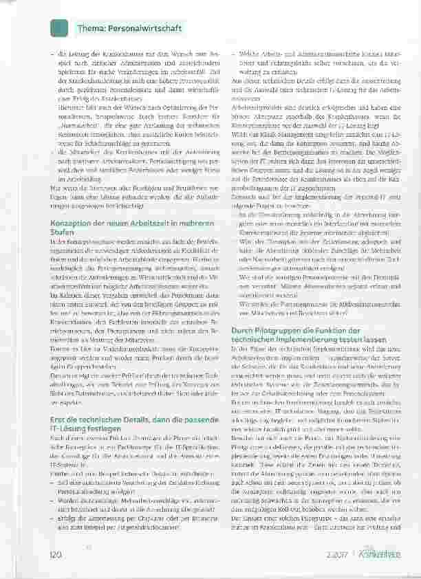 Vorschauseite 3: Mit flexiblen Arbeitszeiten Personalkosten optimieren