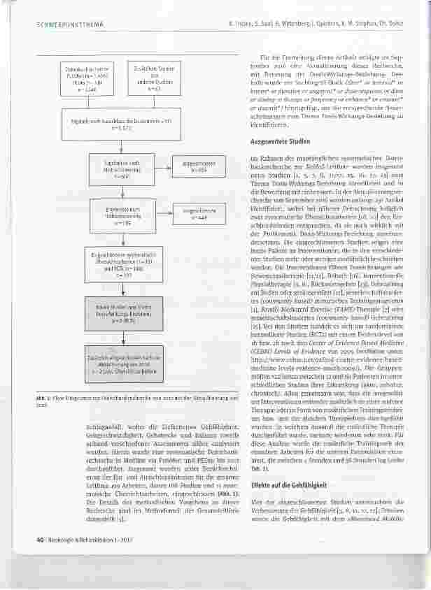 Vorschauseite 2: Dosis-Wirkungs-Beziehungen bei der Rehabilitation der Mobilität nach Schlaganfall Erkenntnisse aus der S2e-Leitlinie (ReMoS)