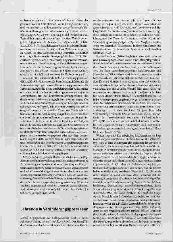 Vorschauseite 2: Veränderungen als Herausforderung für Pflegeschulen