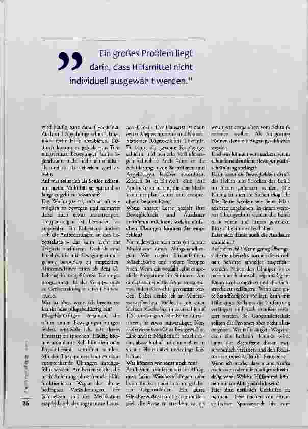 Vorschauseite 3: So oft wie möglich bewegen