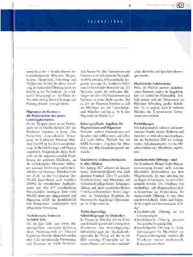 Vorschauseite 4: Migration ist keine Krankheit und keine Behinderung - Migranten als Kunden