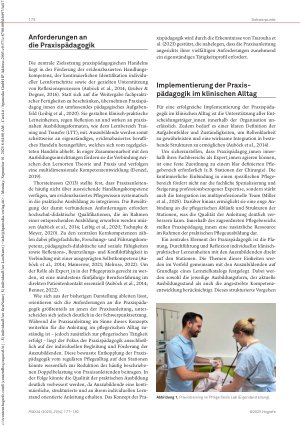 Vorschauseite 2: Praktische Pflegeausbildung neu gedacht Praxispädagogik als neues Ausbildungskonzept im klinischen Setting