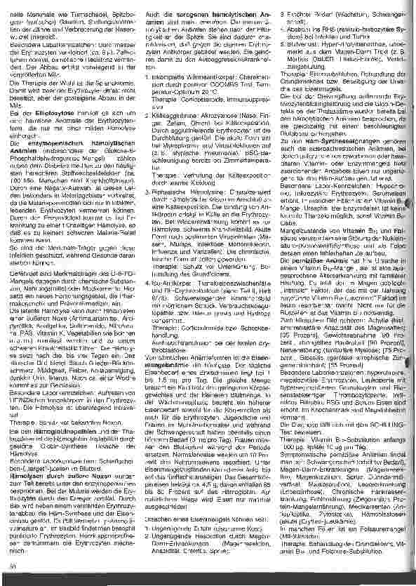 Vorschauseite 2: Hämatologie 2. Folge: Teil III Bluterkrankungen - 1. Erkrankungen des Systems der Erythozyten