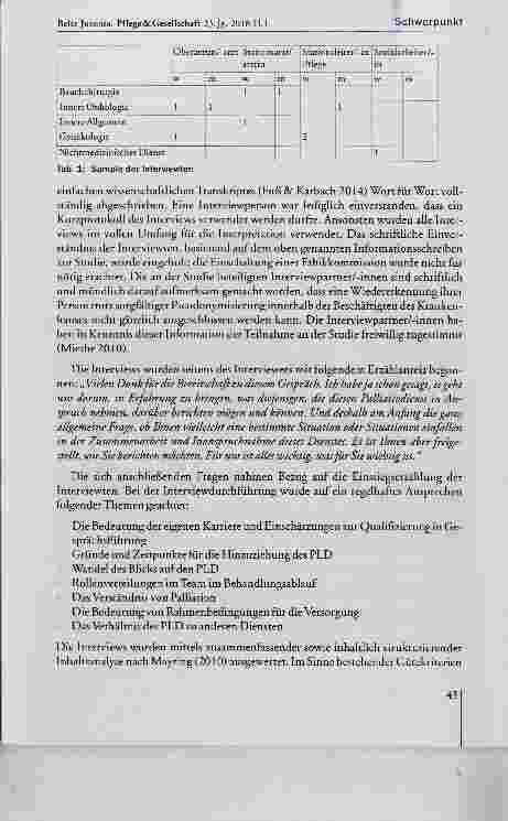 Vorschauseite 4: Der integrierte paiiiative Dienst Beginn einer neuen Kuitur im Krankenhaus