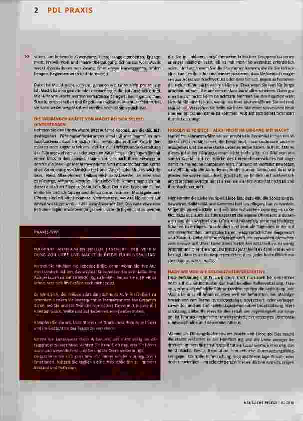 Vorschauseite 2: Macht und Liebe zusammenführen