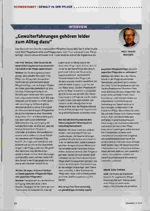 Vorschauseite 3: Heime sind noch am Anfang