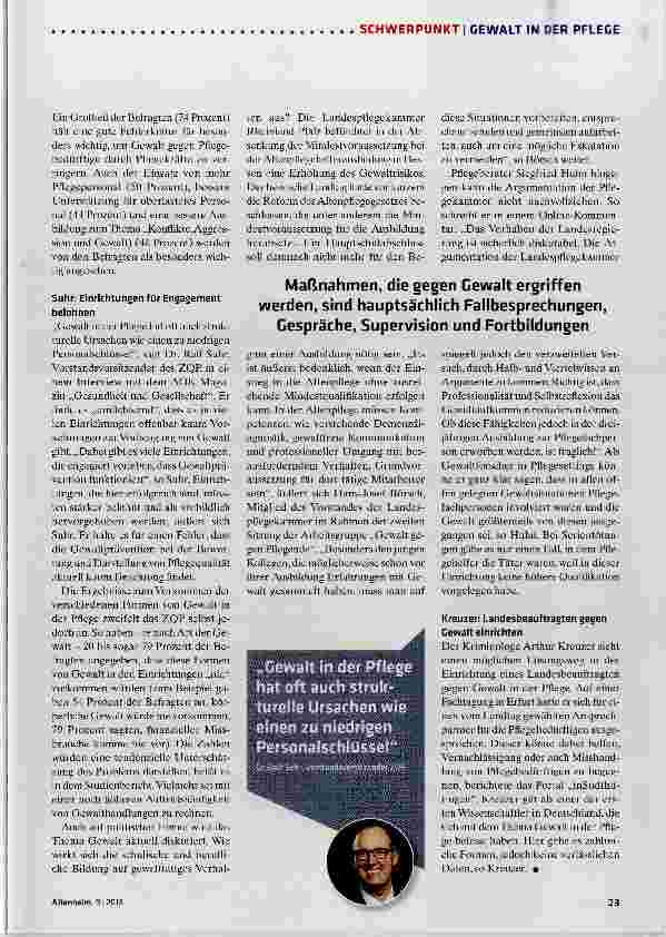 Vorschauseite 4: Heime sind noch am Anfang
