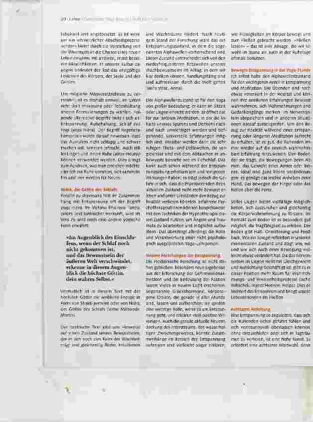 Vorschauseite 2: Ruhen und sich regenerieren Teil 1