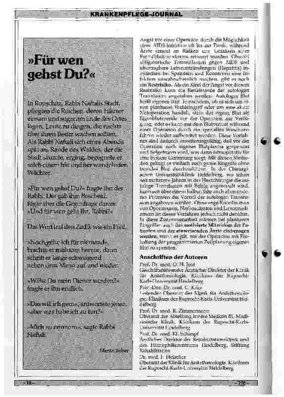 Vorschauseite 3: Hämostase - in Anästhesie und Intensivmedizin Physiologie - Pathologie - Klinik