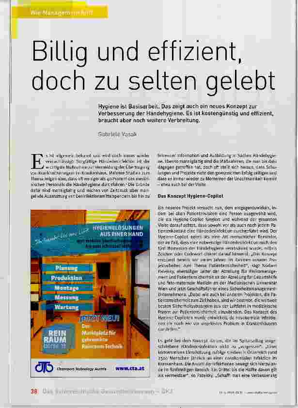 Vorschauseite 1: Billig und effizient, doch zu selten gelebt