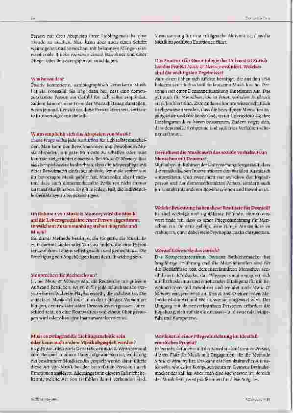 Vorschauseite 2: Musik steigert das Wohlbefinden