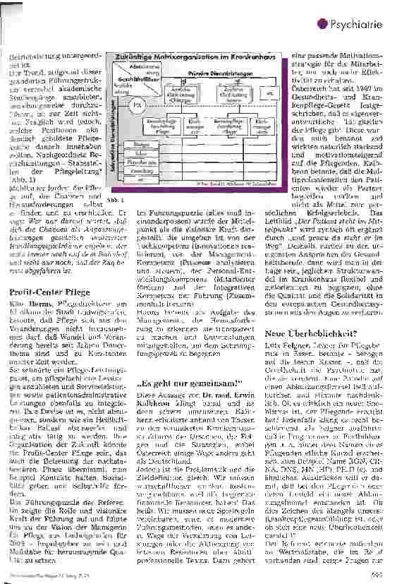 Vorschauseite 2: Veränderte Krankenhausstrukturen - Chancen und Herausforderungen für die psychiatrische Pflege 3. Europäisches Psychiatrisches Krankenplfegesymposium Wiesloch