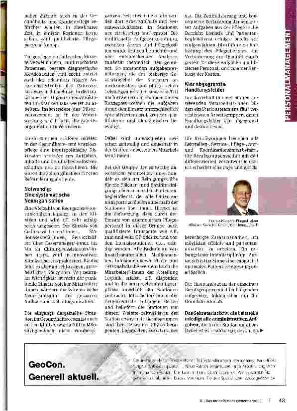 Vorschauseite 2: Handlungsfelder klar abgegrenzt