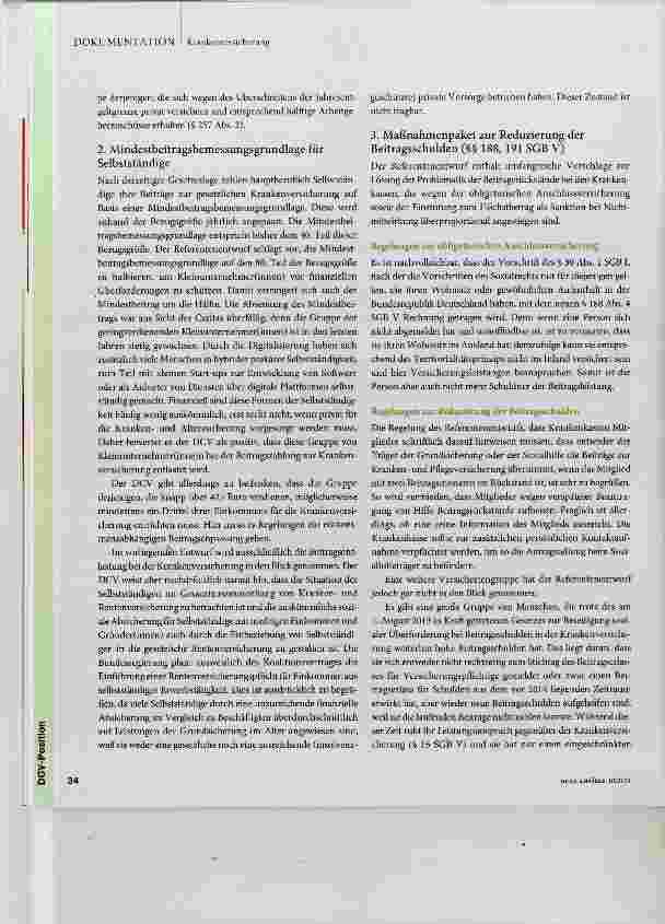 Vorschauseite 2: Caritas befürwortet Referentenentwurf zur Beitragsentlastung von Krankenversicherten