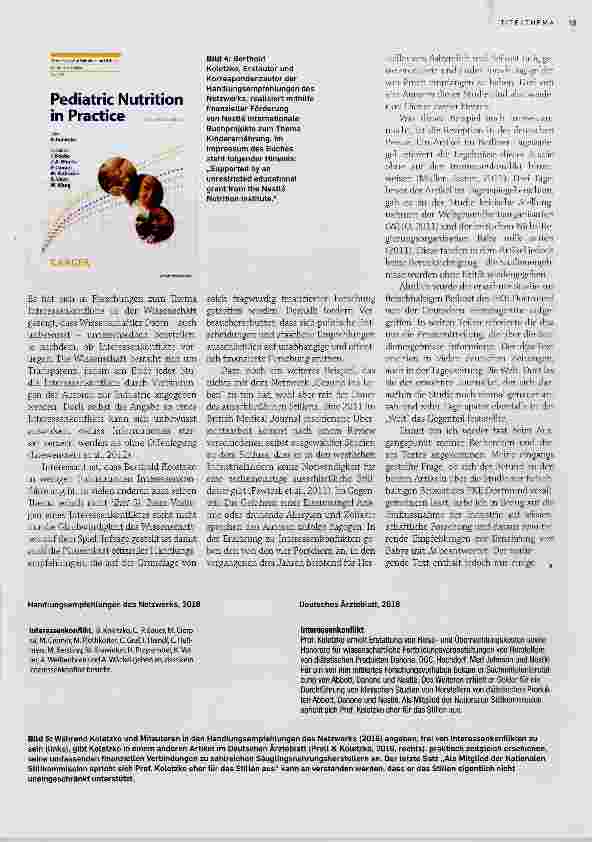 Vorschauseite 5: Beikostempfehlungen und Wirtschaftsinteressen
