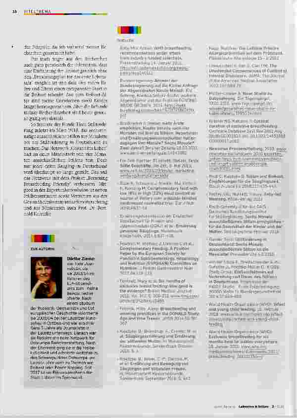 Vorschauseite 6: Beikostempfehlungen und Wirtschaftsinteressen