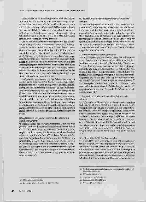Vorschauseite 5: Änderungen beim Mutterschutz: Die Reform des MuSchG von 2017
