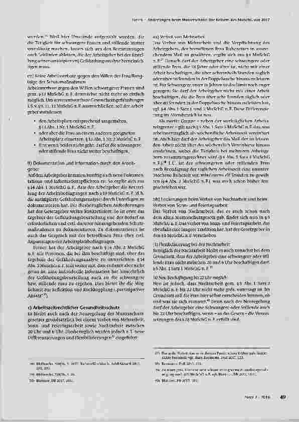 Vorschauseite 6: Änderungen beim Mutterschutz: Die Reform des MuSchG von 2017