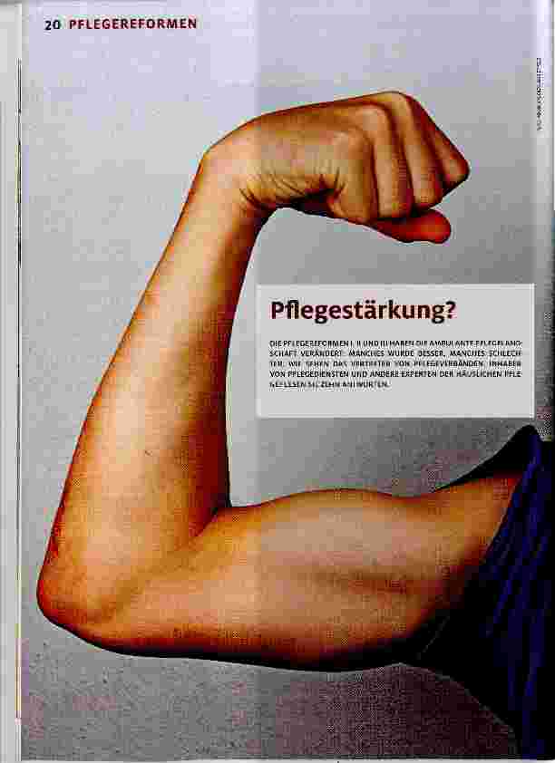 Vorschauseite 1: Pflegestärkung?
