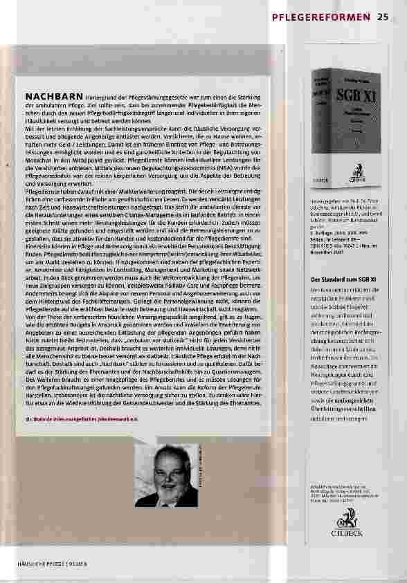 Vorschauseite 6: Pflegestärkung?