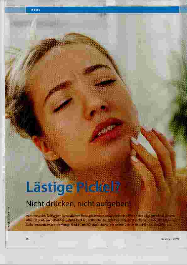 Vorschauseite 1: Lästige Pickel?