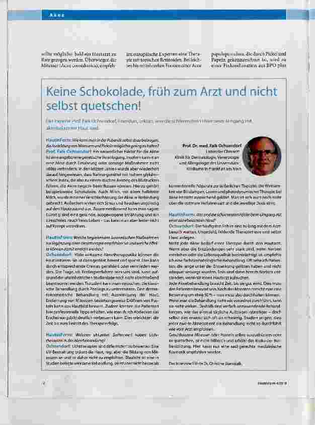 Vorschauseite 3: Lästige Pickel?