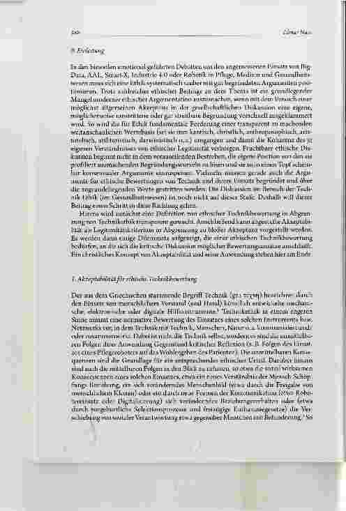 Vorschauseite 2: Akzeptabilität als Kriterium ethischer Technik- Bewertung Methodologie und eine christliche Anwendung