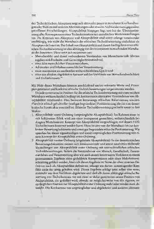 Vorschauseite 4: Akzeptabilität als Kriterium ethischer Technik- Bewertung Methodologie und eine christliche Anwendung