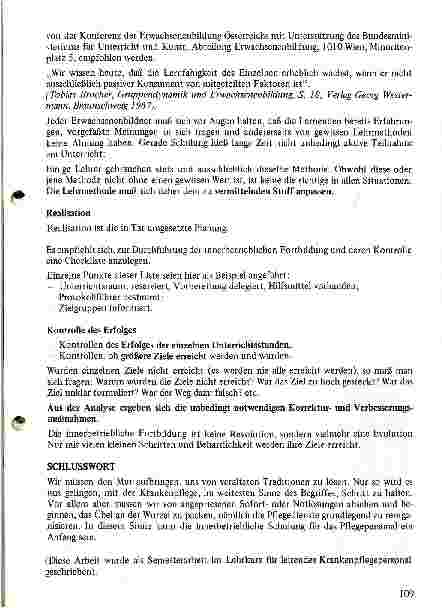 Vorschauseite 4: Innerbetriebliche Schulung für das Pflegepersonal III. Teil