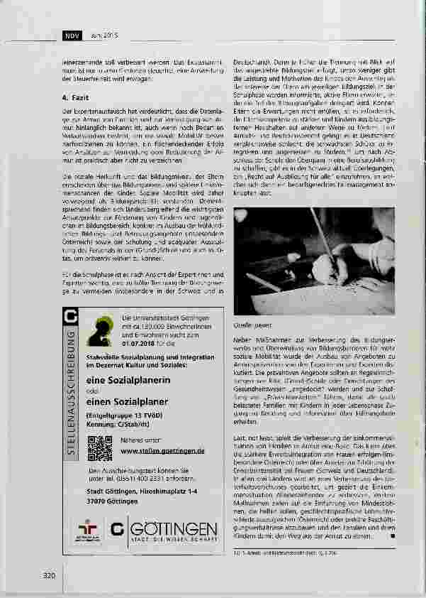 Vorschauseite 6: Armut von Familien - Ansätze für soziale Durchlässigkeit in Deutschland, Österreich und der Schweiz