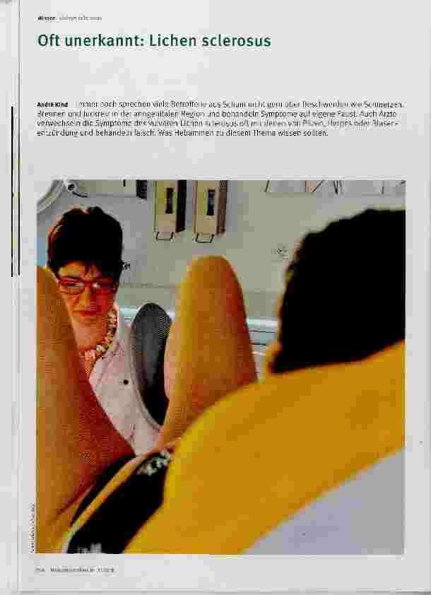 Vorschauseite 1: Oft unerkannt: Lichen sclerosus