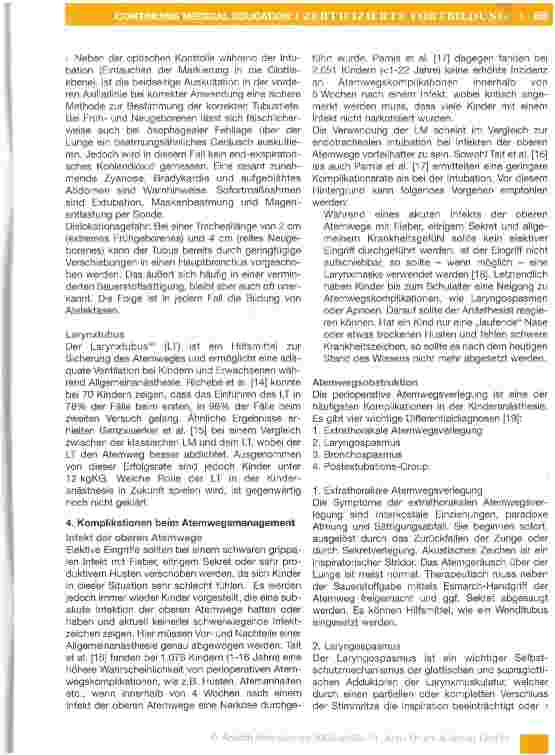 Vorschauseite 5: Management des kindlichen Atemwegs