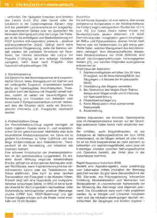 Vorschauseite 6: Management des kindlichen Atemwegs