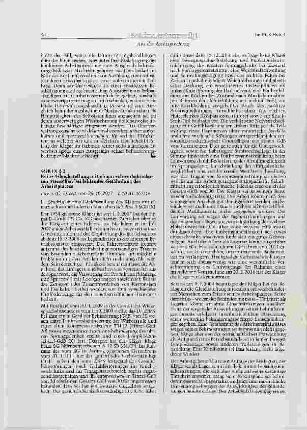 Vorschauseite 4: SGB IX § 185 Abs. 5 (= SGB IX a. F. § 102 Abs. 4) Selbständige Erwerbstätigkeit neben der Berufstätigkeit als Beamter in Teilzeit - Arbeitsassistenz Kostenübernahme durch das Inte…