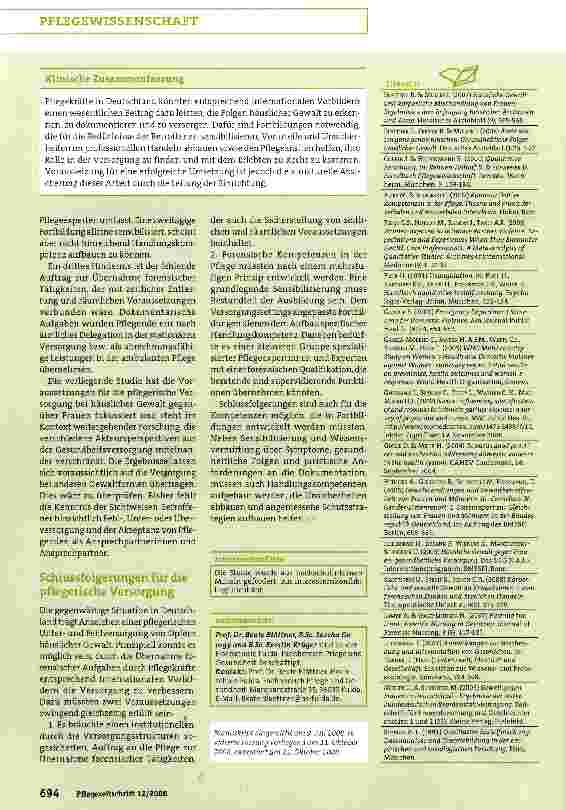 Vorschauseite 5: „Forensic Nursing in Deutschland? Wahrnehmungen von Pflegekräften zu häuslicher Gewalt
