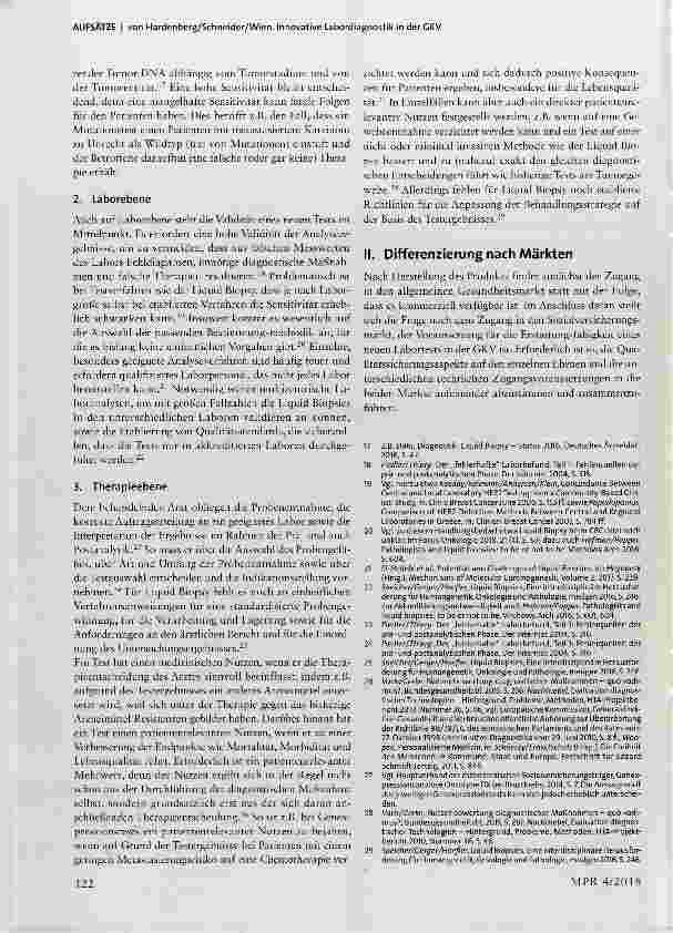 Vorschauseite 3: Innovative Labordiagnostik in der GKV: Sozialrechtliche Qualitätssicherung am Beispiel der Liquid Biopsy