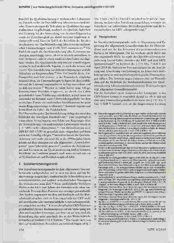 Vorschauseite 5: Innovative Labordiagnostik in der GKV: Sozialrechtliche Qualitätssicherung am Beispiel der Liquid Biopsy