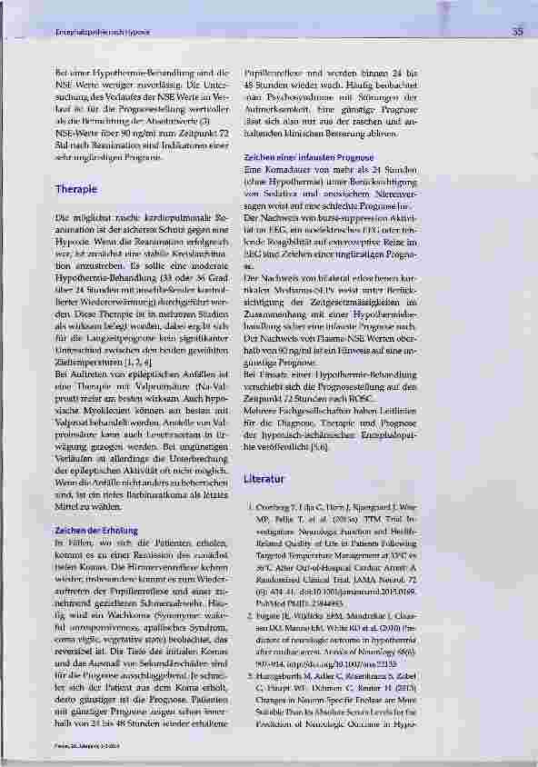 Vorschauseite 3: Encéphalopathie nach Hypoxie