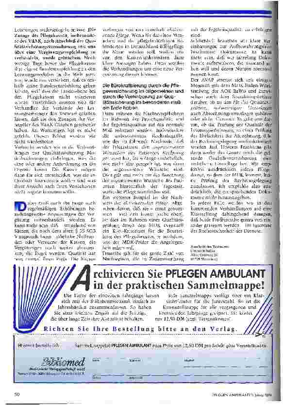 Vorschauseite 2: Die Kündigung der Vereinbarung war notwendig AVAP und APH kündigten die Vereinbarungen zur Qualitätssicherung nach  80 SGB XI