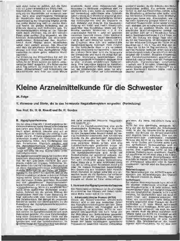 Vorschauseite 3: Die Aufgaben der Schwester als Hilfe des Arztes bei der Versorgung von Hautdefekten 1. Mitteilung:Nahtloser Wundverschluß an der Haut