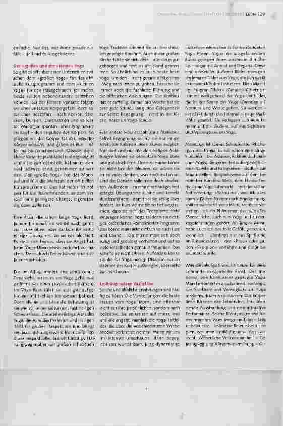 Vorschauseite 2: ZWISCHEN YOGA-WELT UND ALLTAGSWELT TEIL VIII Eigenständiges Üben lernen