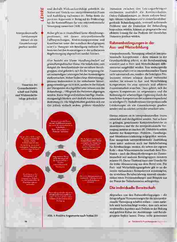 Vorschauseite 2: Interprofessionelle Zusammenarbeit was die Praxis dafür braucht