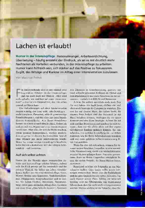 Vorschauseite 1: Lachen ist erlaubt!