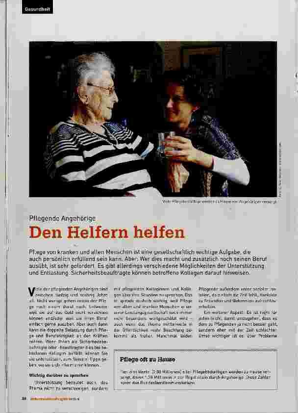 Vorschauseite 1: Den Helfern helfen
